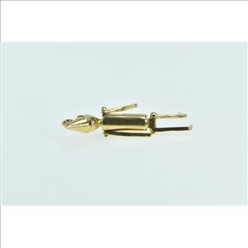 14K Articulated Pearl Marionette Puppet Yellow Gold Charm/Pendant