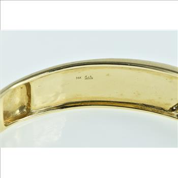 14K Asch Grossbardt Diamond Geometric Yellow Gold Bracelet 7