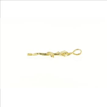 14K Ballerina Ballet Dancer Dance Tutu Yellow Gold Charm/Pendant