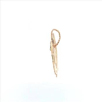 14K Cadillac Diamond Logo Luxury Car Logo Yellow Gold Charm/Pendant