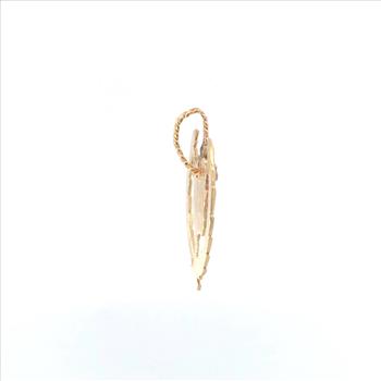 14K Cadillac Diamond Logo Luxury Car Logo Yellow Gold Charm/Pendant