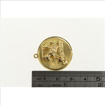 14K Capricorn Astrology Zodiac Sign Symbol Yellow Gold Charm/Pendant