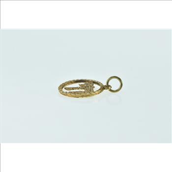 14K Chai Hebrew Life Symbol Vintage Yellow Gold Charm/Pendant