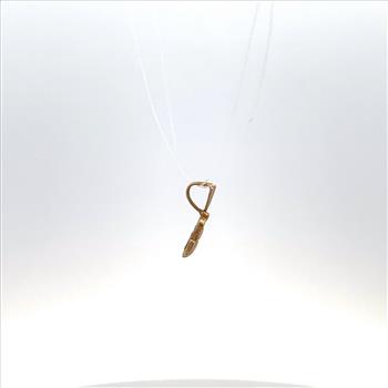 14K Claddagh Celtic Traditional Loyalty Symbol Yellow Gold Pendant