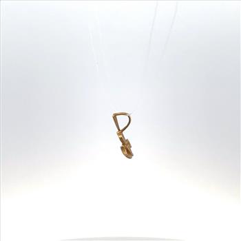 14K Claddagh Celtic Traditional Loyalty Symbol Yellow Gold Pendant