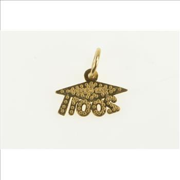 14K Class of 2001 '01 Graduation Cap Graduate Yellow Gold Charm/Pendant