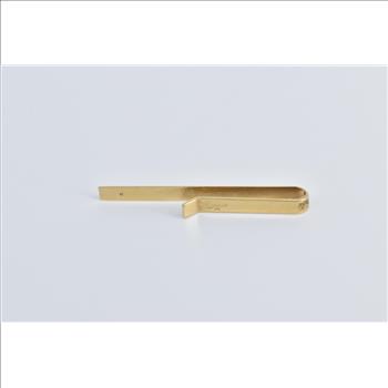 14K Colibri Diamond Inset Vintage Men's Yellow Gold Tie Bar