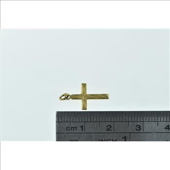 14K Cross Christian Faith Symbol Classic Yellow Gold Charm/Pendant