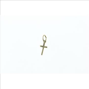 14K Cross Christian Faith Symbol Religious Yellow Gold Charm/Pendant