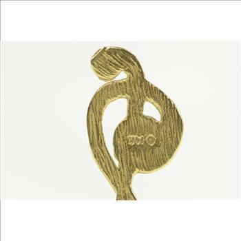 14K Diamond Cut Treble Clef Music Symbol Yellow Gold Charm/Pendant