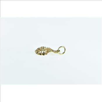 14K Filigree Nautilus Sea Shell Ornate Vintage Yellow Gold Charm/Pendant