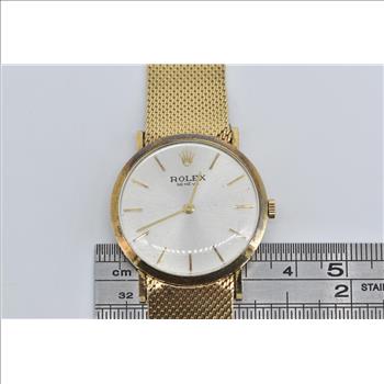 14k Gold Rolex Vintage Dress Watch Ornate Watch - Women's