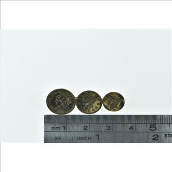 14K Graduated California Gold Rush US Coin Yellow Gold Pin/Brooch