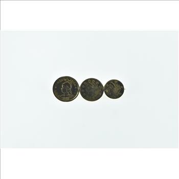 14K Graduated California Gold Rush US Coin Yellow Gold Pin/Brooch