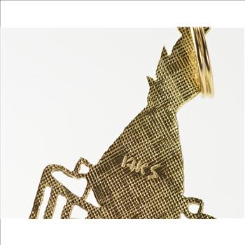 14K Hawaii Pineapple Symbol Souvenir Yellow Gold Charm/Pendant