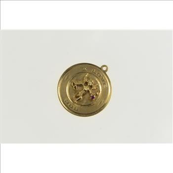Genuine SOLID 9K 9ct YELLOW GOLD 3D Cherub Angel of Love Cubid Charm/pendant