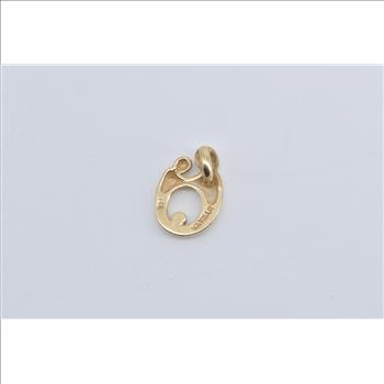 14K Kabana Parent and Child Mom Mother's Day Yellow Gold Pendant
