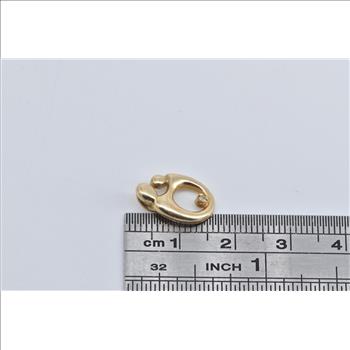 14K Kabana Parent and Child Mom Mother's Day Yellow Gold Pendant