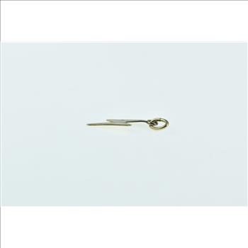 14K Lightning Bolt Electricity Energy Symbol Yellow Gold Charm/Pendant