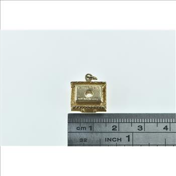 14K Lincoln Memorial DC Landmark Souvenir Yellow Gold Charm/Pendant