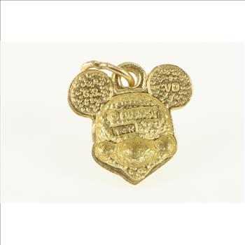14K Minnie Mouse Head Walt Disney Character Yellow Gold Charm/Pendant