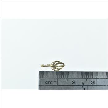 14K Palm Tree Tropical Motif Beach Travel Yellow Gold Charm/Pendant