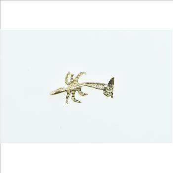 14K Palm Tree Tropical Motif Beach Travel Yellow Gold Charm/Pendant