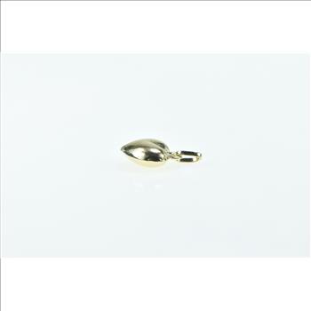 14K Puffy Heart Forget Me Not Love Symbol Yellow Gold Charm/Pendant
