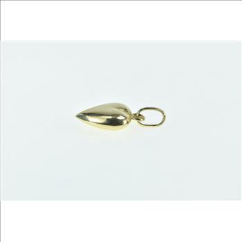 14K Puffy Heart Forget Me Not Love Symbol Yellow Gold Charm/Pendant