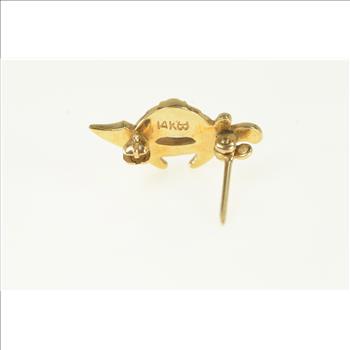 14K Shriners Symbol Emblem Scimitar Lapel Yellow Gold Pin/Brooch