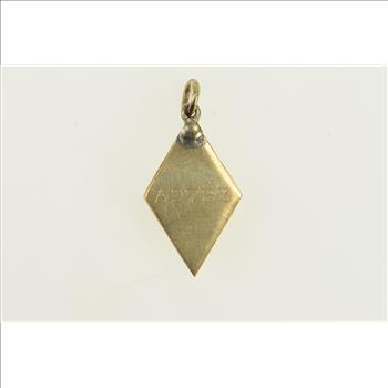 14K Sigma Alpha Epsilon Vintage Enamel Yellow Gold Charm/Pendant