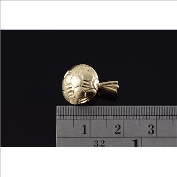 14K Soccer Ball Yellow Gold Charm/Pendant