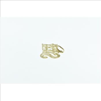 14K Someone Very Special Word Cut Out Yellow Gold Charm/Pendant