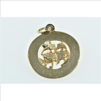 14K St Thomas Island Travel Caribbean Souvenir Yellow Gold Charm/Pendant