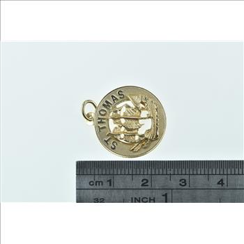 14K St Thomas Island Travel Caribbean Souvenir Yellow Gold Charm/Pendant