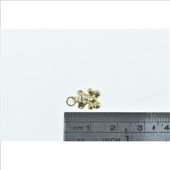 14K Teddy Bear Stuffed Animal Childrens Toy Yellow Gold Charm/Pendant