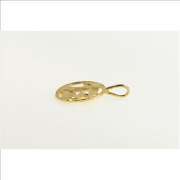 14K Thirteen 13 Lucky Number Good Luck Yellow Gold Charm/Pendant