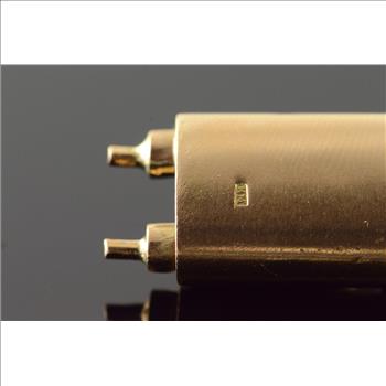 14K Torah Scroll Blue Enamel Jewish Hebrew Judaica Yellow Gold Charm/Pendant