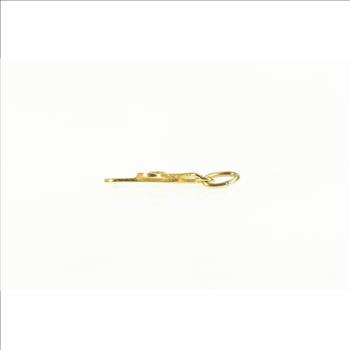 14K Treble Clef Music Symbol Musician Yellow Gold Charm/Pendant