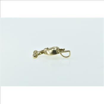 14K Tweety Bird Cartoon Character Looney Toons Yellow Gold Charm/Pendant