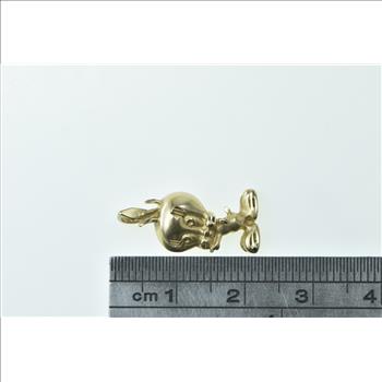 14K Tweety Bird Cartoon Character Looney Toons Yellow Gold Charm/Pendant