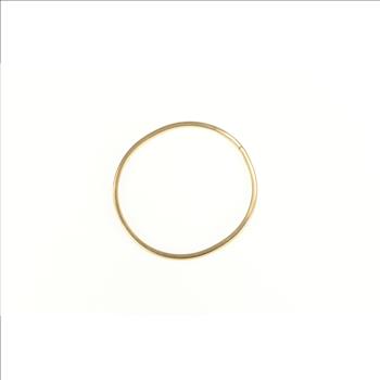 14K Victorian Checkered Pattern Child's Baby Yellow Gold Bracelet 4.75