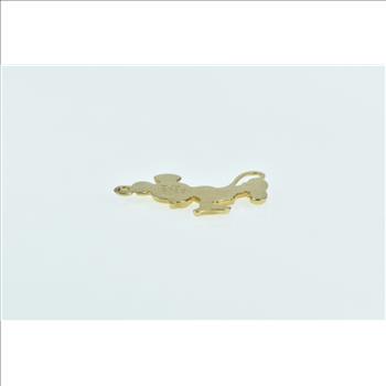 14K Walt Disney Prod Mickey Mouse Cartoon Yellow Gold Charm/Pendant