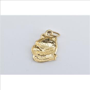 14K Winnie the Pooh Walt Disney Production Yellow Gold Charm/Pendant