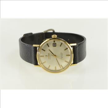 14K Yellow Gold Omega Seamaster DeVille Auto Vintage Watch - Men's