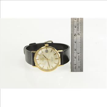 14K Yellow Gold Omega Seamaster DeVille Auto Vintage Watch - Men's