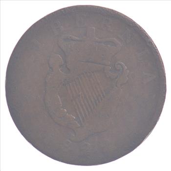 1822 Ireland Half Penny