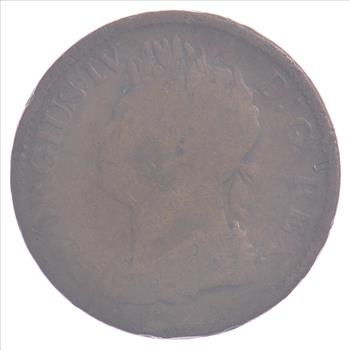 1822 Ireland Half Penny