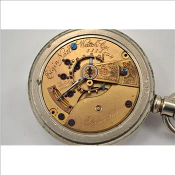 1894 Elgin Pocket Watch, 18 Size, 15 Jewel