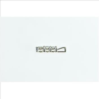 18K 0.50 Ctw Tiered Diamond E-F Classic Statement Yellow Gold Pendant